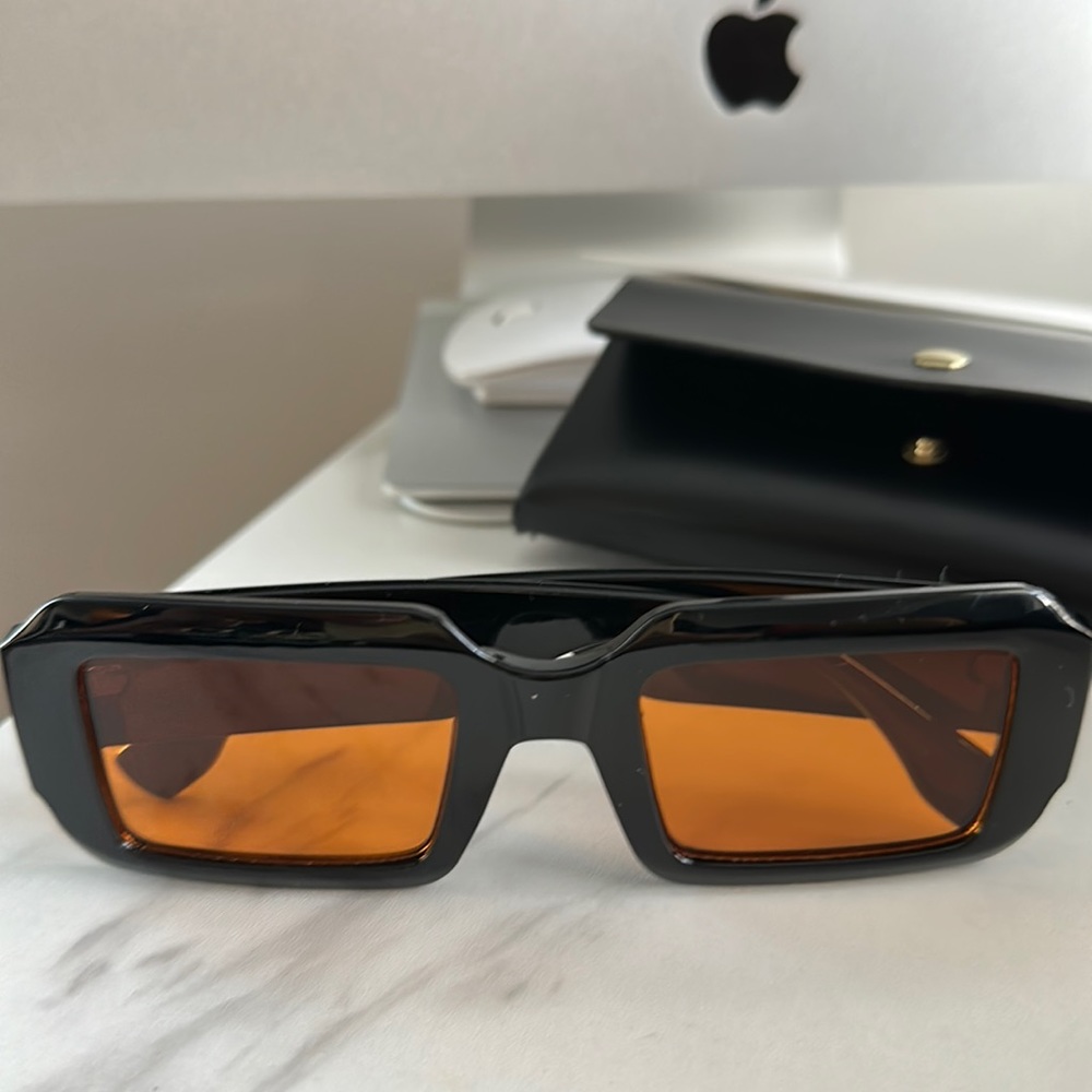 Orange tint sunglasses